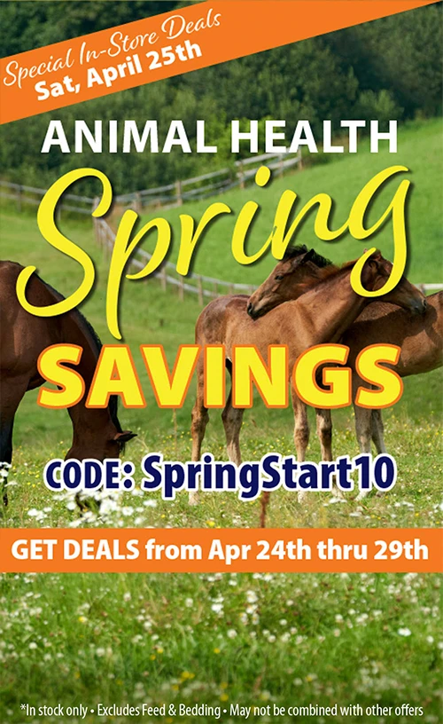 10X Points + 10% OFF Animal Health Products